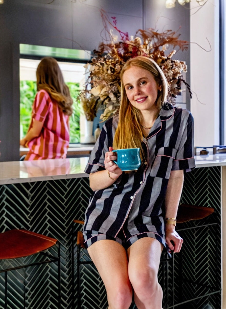 Broadway Stripe | Short Pyjama Set
