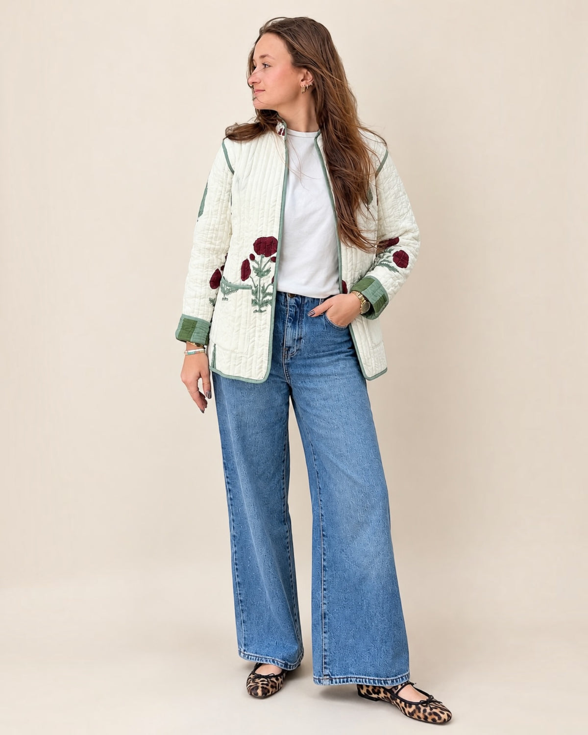 Reversible Quilted Jacket – Olive & Marigold