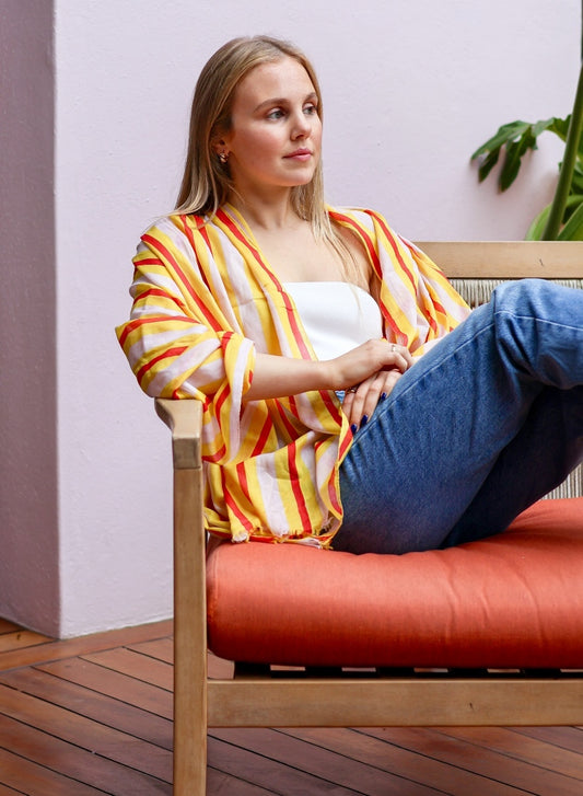 Broadway Stripe | Marigold & Blush