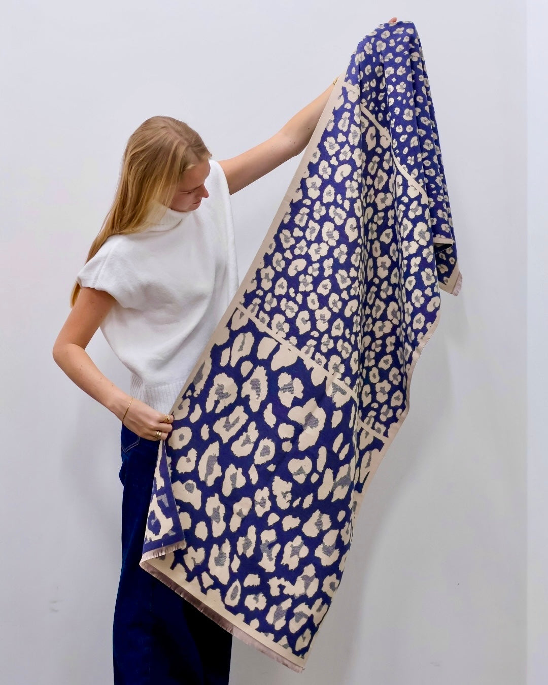 Cheetah Wrap — Denim