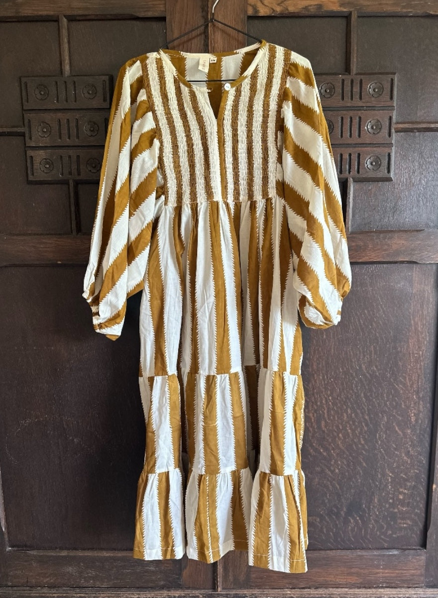 The Kumo Dress in Cotton | Ochre