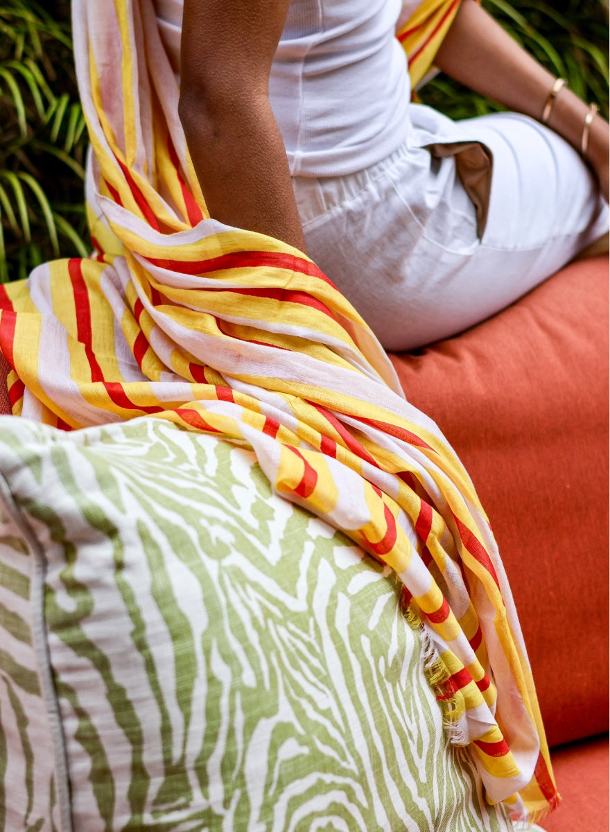 Broadway Stripe | Marigold & Blush