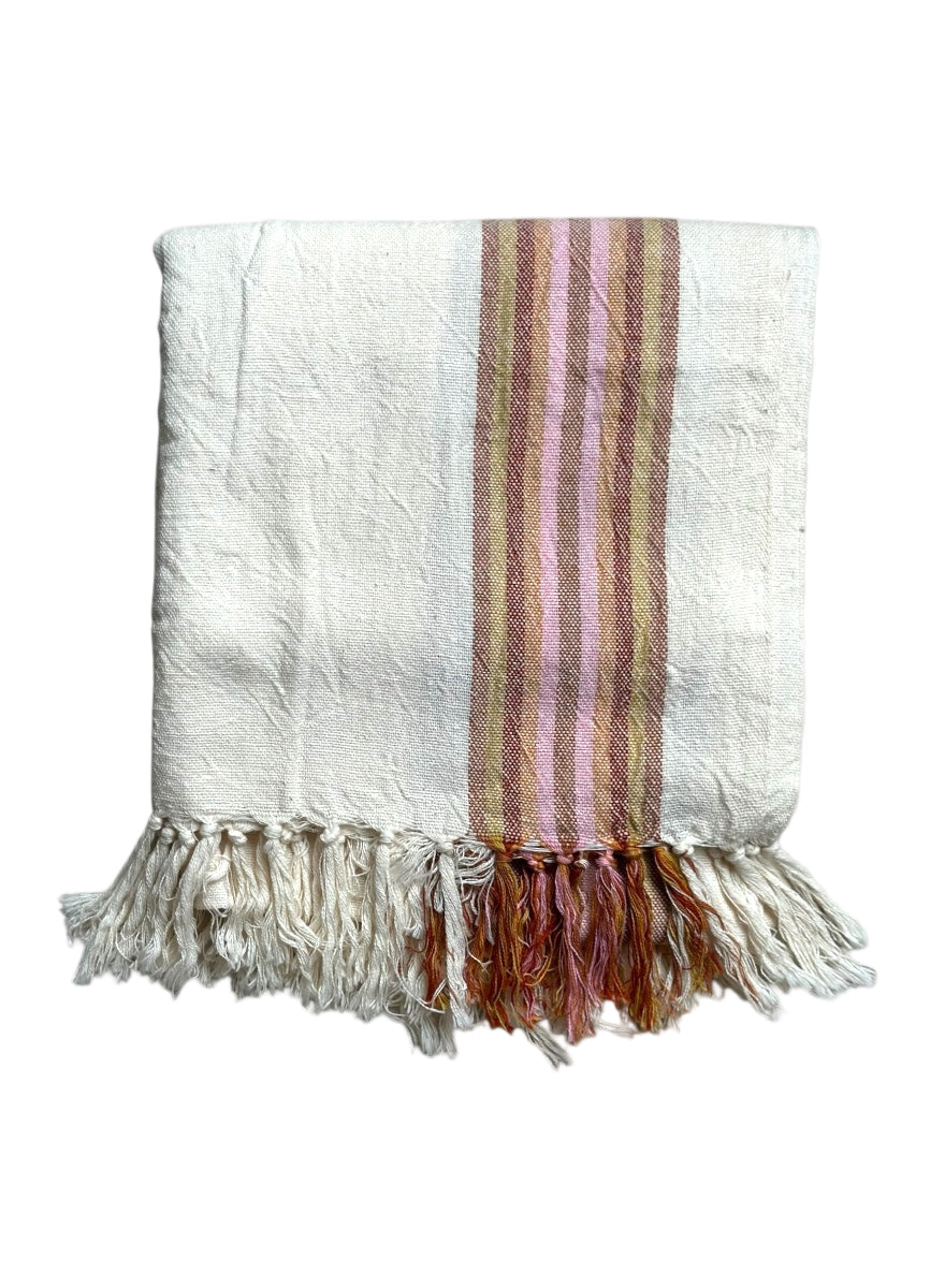 Handwoven Turkish Towel | Sunset Stripe