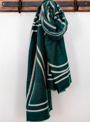 Open image in slideshow, Green Halo Blanket Scarf
