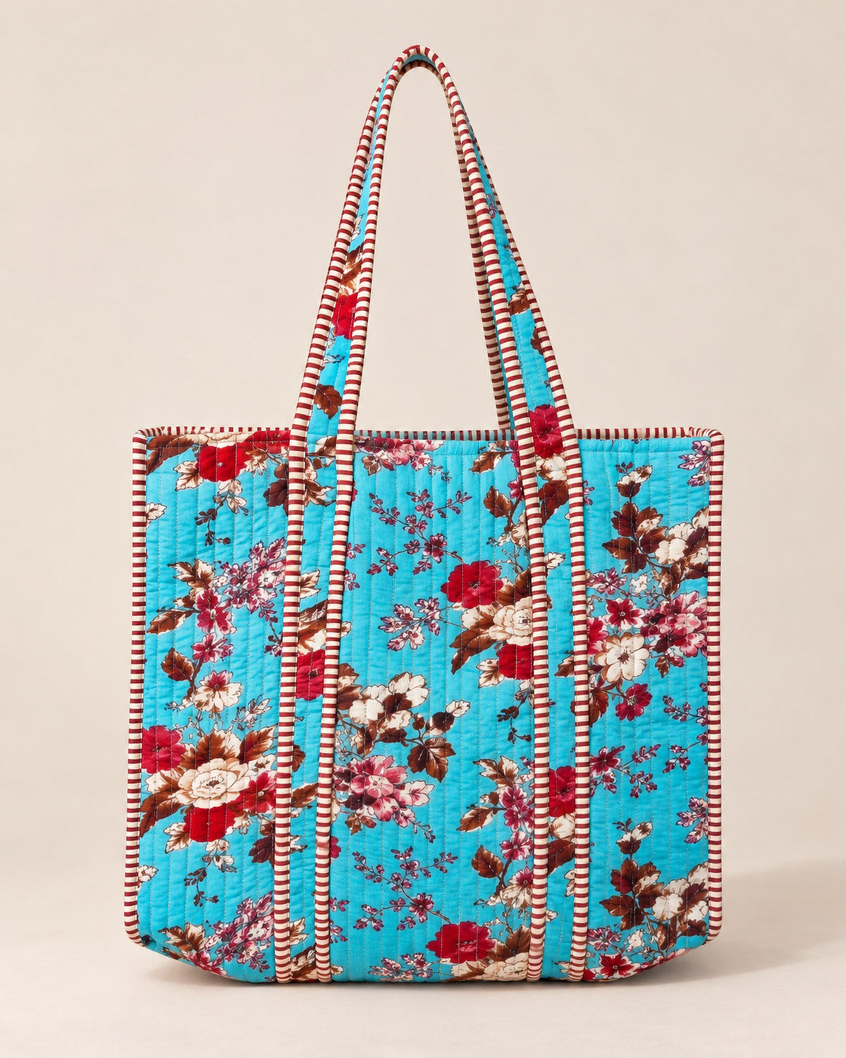 Quilted Bag | Blue Secret Garden