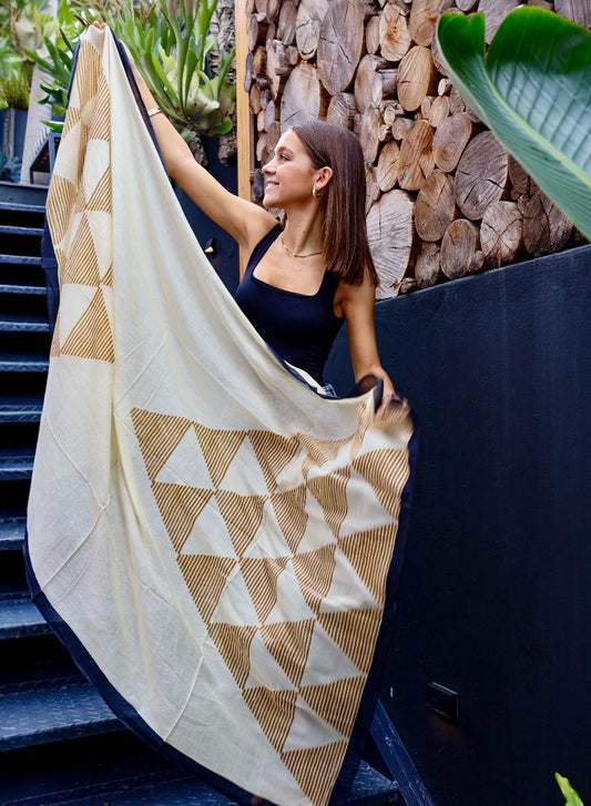 Desert Eclipse Bagru | Gold