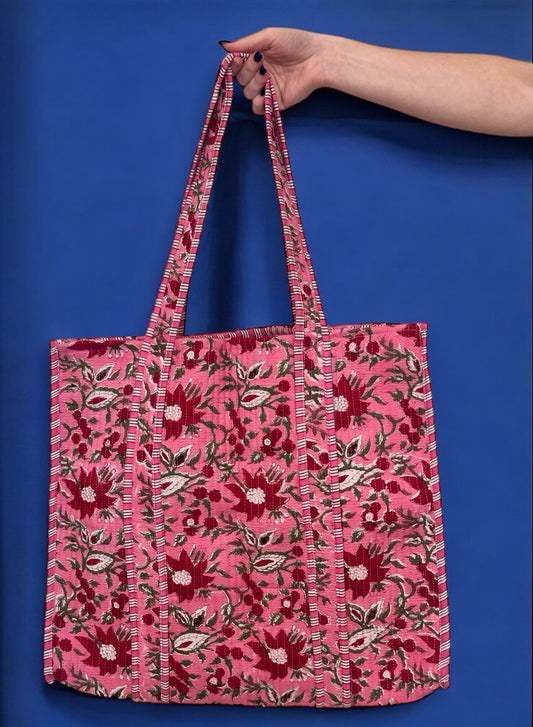 Quilted Bag | Garden Rouge