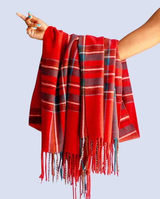 Red Check Wrap