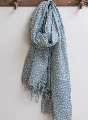 Open image in slideshow, Cotton Scarf - Abstract Polka
